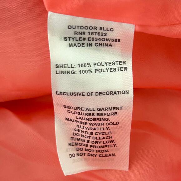 Eddie Bauer Kids Lone Peak 3-In-1 Jacket Hooded Waterproof Blush Pink - Picture 13 of 13